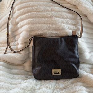 Michael Kors Dark Brown Crossbody Bag